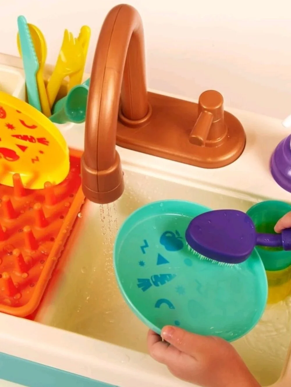 New Battat Splash & Sparkle Sink Kids Interactive Playset NIB